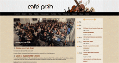 Desktop Screenshot of cafeprah.cz