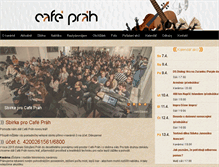 Tablet Screenshot of cafeprah.cz
